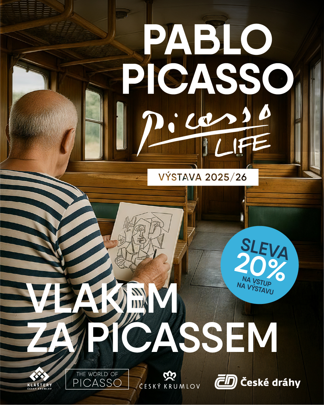 Sleva na vstup na výstavu s Českými Drahami od 1.10.25 – 31.12.25